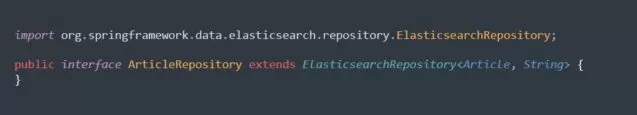 Implementierung Elasticsearch-Repository